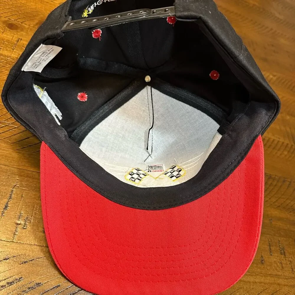 Vintage NASCAR Mighty Auto Parts Racing Autographed Snapback - Big Stitched Logo